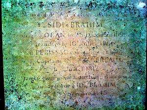X MONUMENT DE SIDI BRAHIM RAPATRIE A  PERISSAC DE H LAFITE  (1)